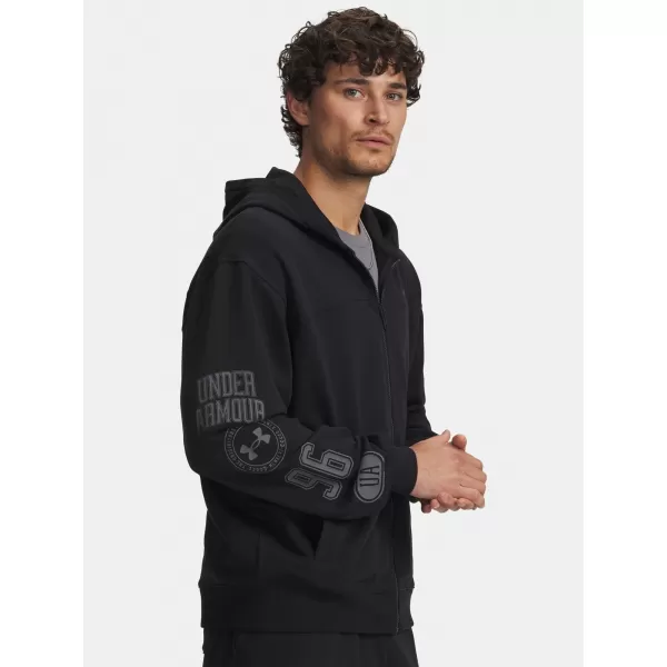  Мъжки суичър UNDER ARMOUR UA RIVAL LW GRAPHIC FZ 6014687-001 ЧЕРЕН 