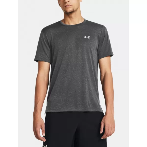  Мъжка тениска UNDER ARMOUR LAUNCH CAMO SHORTSLEEVE 1386681-025 СИВО 