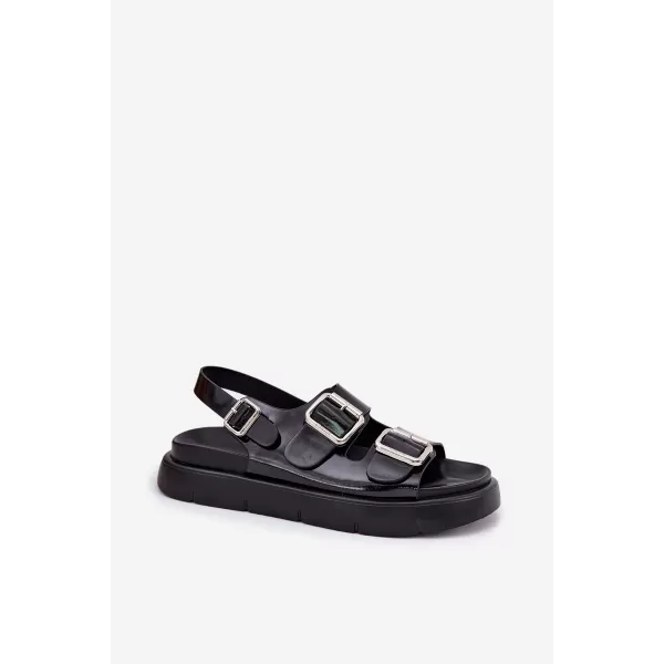  Дамски сандали BIG STAR SHOES RR274662 ЧЕРЕН 