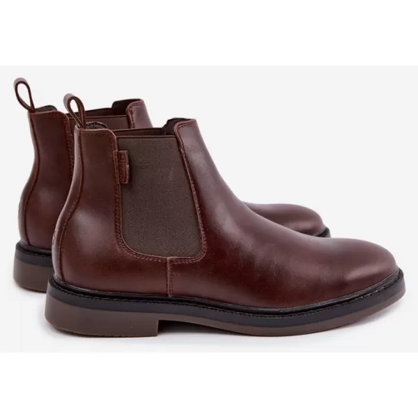  Мъжки обувки BIG STAR SHOES UU174279 КАФЯВИ/БЕЖОВИ СЕНКИ 