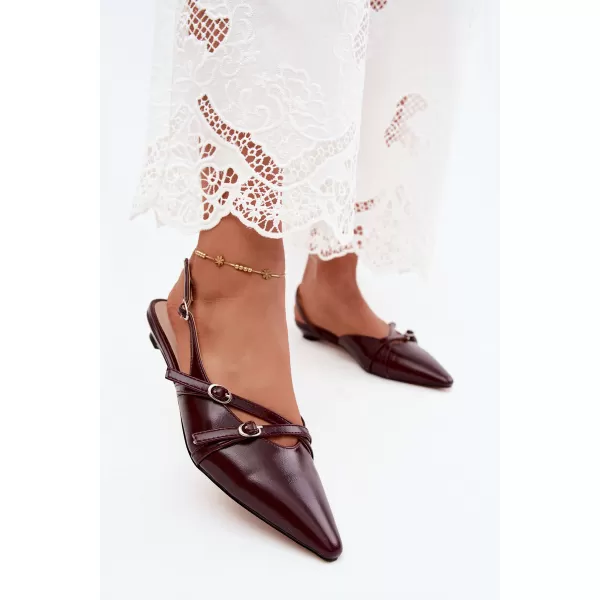  Дамски сандали BOTO 8098 ВИНО 