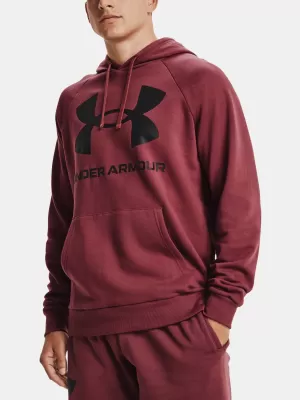 Мъжки суичър UNDER ARMOUR RIVAL FLEECE BIG LOGO HD 1357093-652 ЧЕРВЕНО