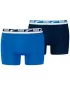 Мъжки боксерки PUMA MEN EVERYDAY MULTI LOGO BOXER 2P 93832504 СИНЬО КОМБО
