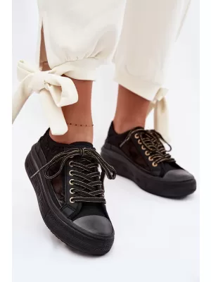 Дамски кецове LEE COOPER LCW-26-44-4479 ЧЕРЕН