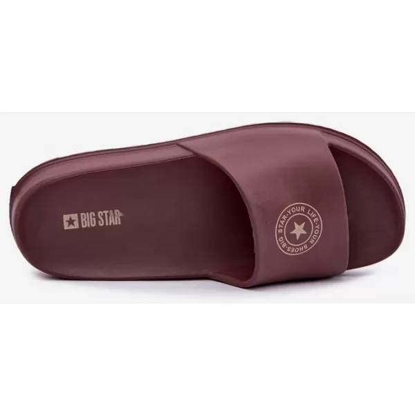  Дамски чехли BIG STAR SHOES UU274075 НЮАНСИ НА КАФЯВО И БЕЖОВО 