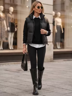 Дамски елек DSTREET TY5970 ЧЕРЕН