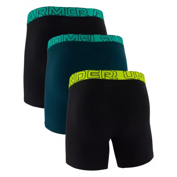  Мъжки боксерки UNDER ARMOUR UA PERFORMANCE COTTON - SOLID 6 - 3PK 1383889-007 ЧЕРЕН 
