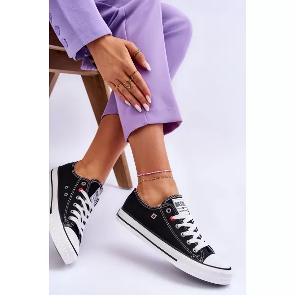  Дамски кецове BIG STAR SHOES T274023 ЧЕРЕН 