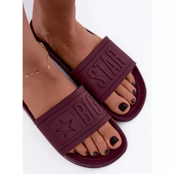  Дамски чехли BIG STAR SHOES UU274070 НЮАНСИ НА КАФЯВО И БЕЖОВО 