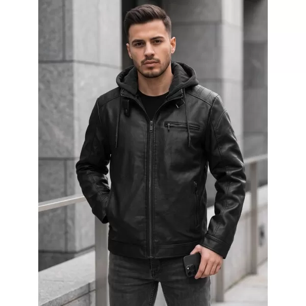  Мъжко яке DSTREET TX5149 ЧЕРЕН 