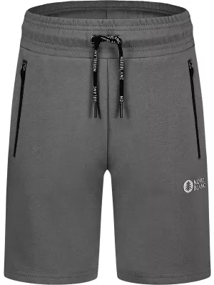Мъжки памучни шорти NORDBLANC RELAXEDFIT NBSPM8254 СИВО