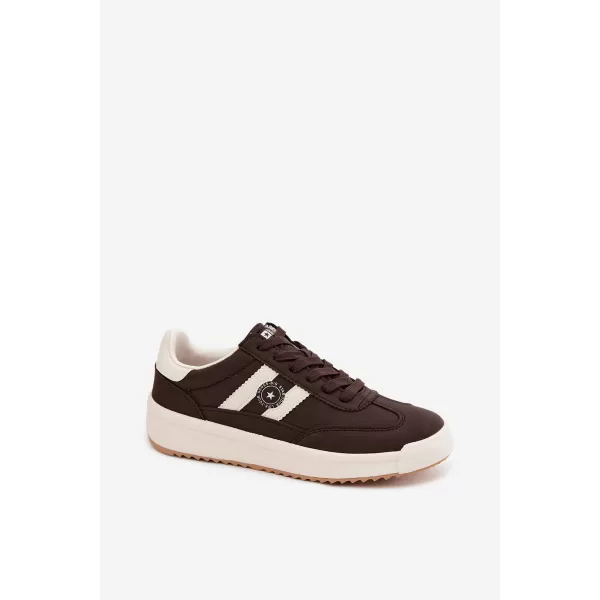  Дамски кецове BIG STAR SHOES UU274024 КАФЯВО/БЕЖОВО 