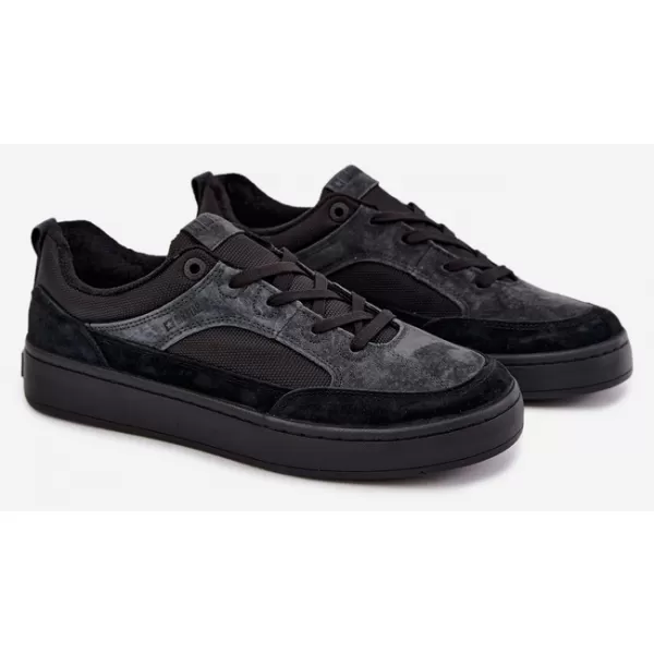  Мъжки кецове BIG STAR SHOES UU174118 ЧЕРЕН 