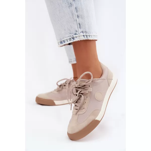  Дамски кецове BIG STAR SHOES UU274001 БЕЖОВО 