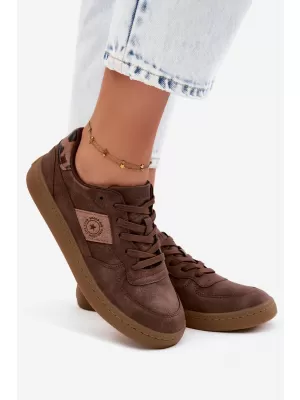 Дамски кецове BIG STAR SHOES UU274017 КАФЯВО/БЕЖОВО
