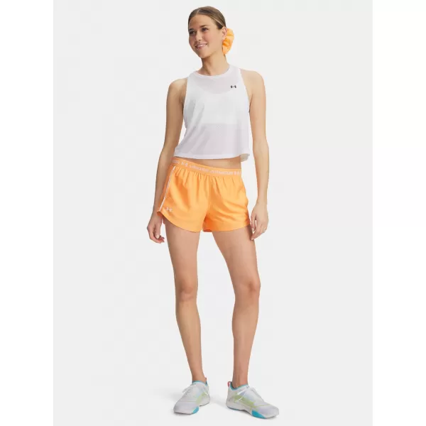  Дамски шорти UNDER ARMOUR TECH PLAY UP SHORTS 1389882-870 ОРАНЖЕВО 