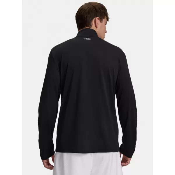  Мъжка тениска UNDER ARMOUR UA TECH TAPING 1/2 ZIP 6012357-001 ЧЕРЕН 