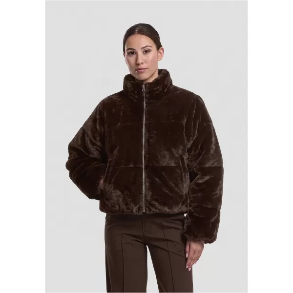  Дамско ватирано яке URBAN CLASSICS TB7935-00075 КАФЯВО 