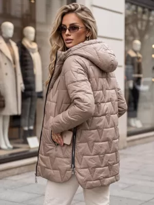 Дамско яке DSTREET TY5793 КАРАМЕЛ