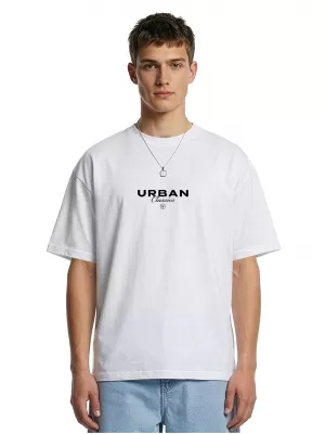 Мъжка тениска URBAN CLASSICS TB8665 БЯЛО