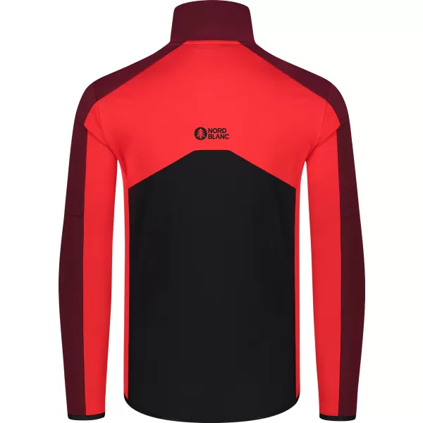  Мъжки суичър powerfleece NORDBLANC CUSP NBSFM8334 ЧЕРВЕНО 