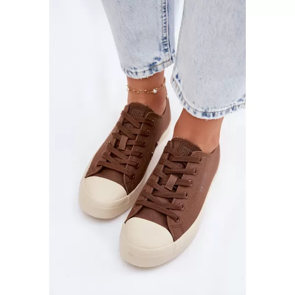  Дамски кецове BIG STAR SHOES TT274123 КАФЯВО/БЕЖОВО 