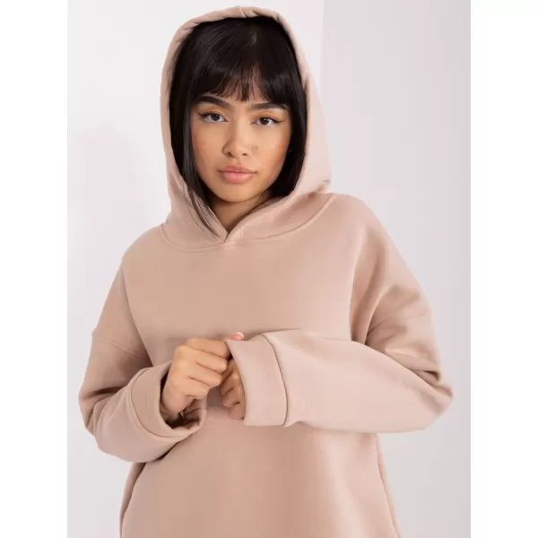  Дамски суичър BASIC FEEL GOOD RV-BL-8042.00P ТЪМНО БЕЖОВО 