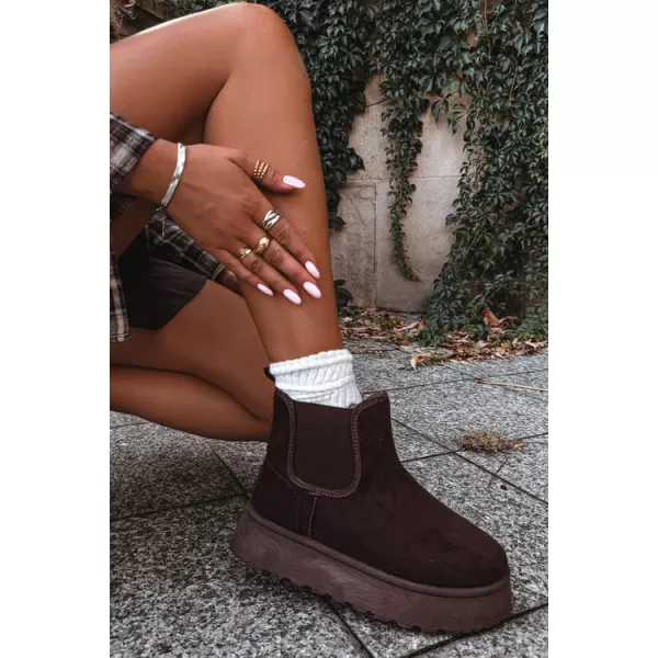  Дамски обувки BIG STAR SHOES UU274174 КАФЯВИ/БЕЖОВИ СЕНКИ 