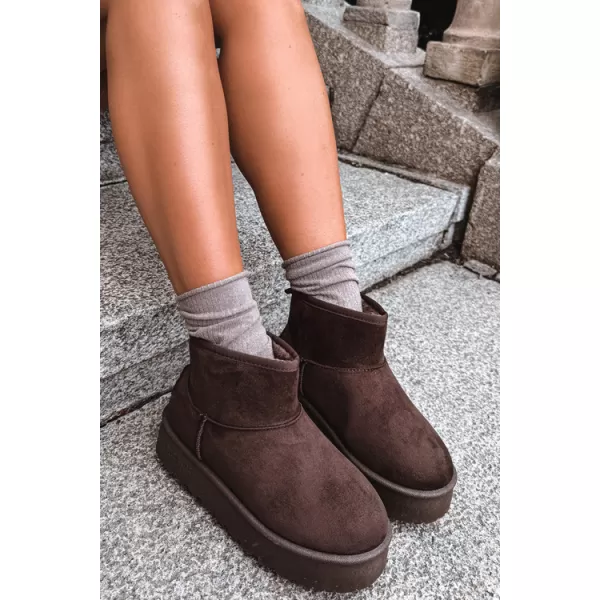  Дамски обувки BIG STAR SHOES UU274223 КАФЯВИ/БЕЖОВИ СЕНКИ 
