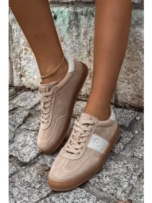 Дамски кецове BIG STAR SHOES UU274009 БЕЖОВО