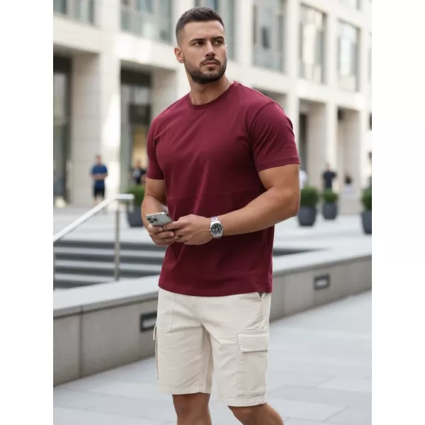  Мъжка тениска DSTREET RX5677 БОРДО 