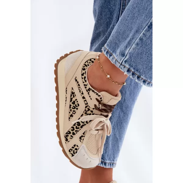  Дамски кецове BIG STAR SHOES TT274549 БЕЖОВО 