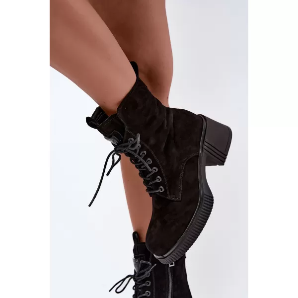  Дамски обувки VINCEZA 67009 ЧЕРЕН 