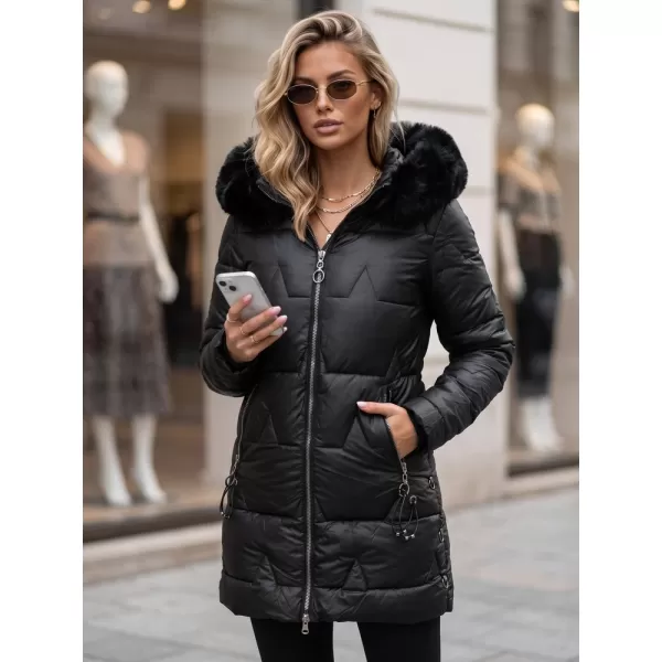  Дамско яке DSTREET TY5738 ЧЕРЕН 