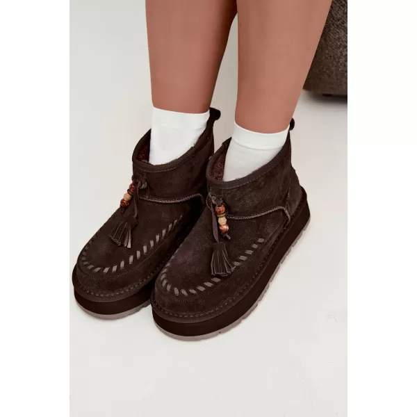  Дамски обувки BIG STAR SHOES UU274678 КАФЯВО/БЕЖОВО 