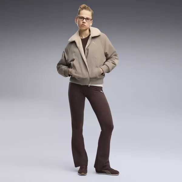  Дамски клин PUMA ESS HIGH-WAIST FLARED LEGGINGS 63154233 ШОКОЛАДОВО ФОНДЮ 