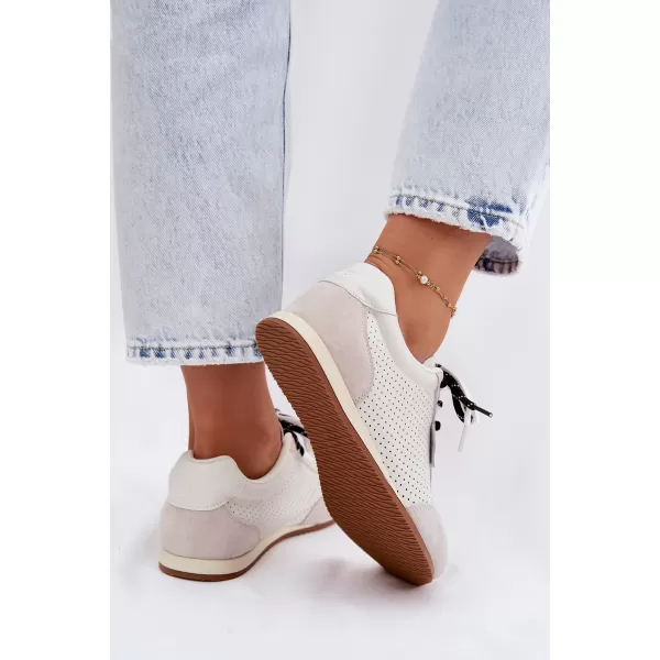  Дамски кецове BIG STAR SHOES TT274555 БЯЛО 