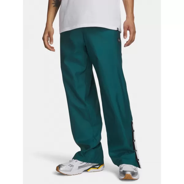  Мъжки панталон UNDER ARMOUR UA ICON SW WOVEN PANTS 6009445-338 ЗЕЛЕНО 