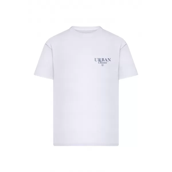  Мъжка тениска URBAN CLASSICS TB8755 БЯЛО 