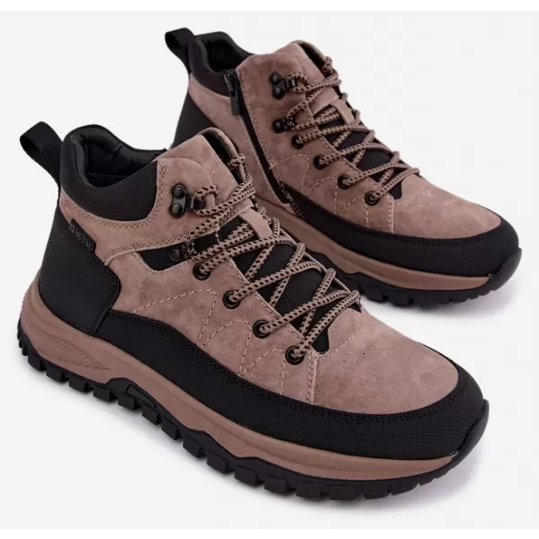  Мъжки зимни боти BIG STAR SHOES UU174247 БЕЖОВО 