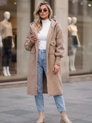 Дамско палто DSTREET NY0830 КАРАМЕЛ
