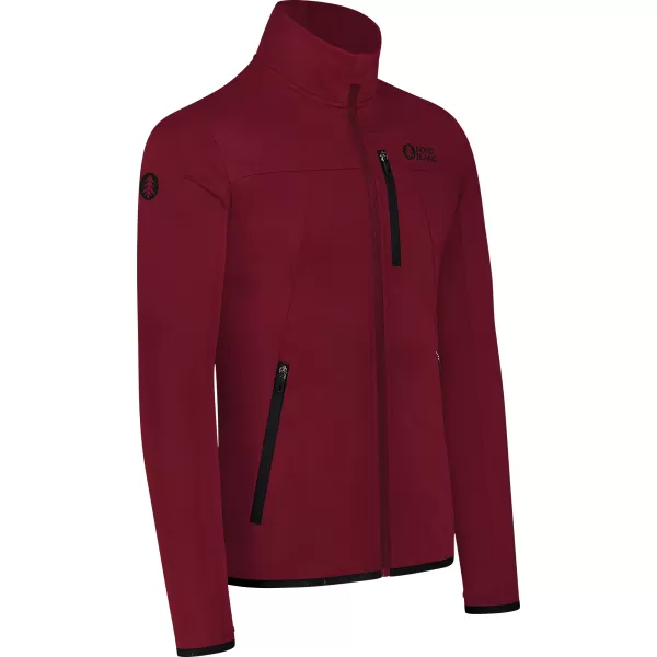  Мъжки суичър powerfleece NORDBLANC MORASS NBSFM8335 БОРДО 