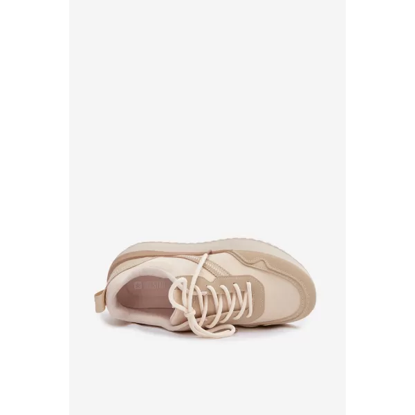  Дамски кецове BIG STAR SHOES TT274278 БЕЖОВО 
