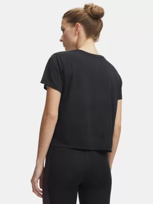 Дамска тениска UNDER ARMOUR VELOCITI SHORTSLEEVE 6009540-001 ЧЕРЕН
