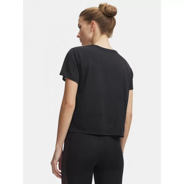  Дамска тениска UNDER ARMOUR VELOCITI SHORTSLEEVE 6009540-001 ЧЕРЕН 
