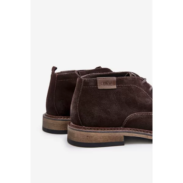  Мъжки обувки BIG STAR SHOES OO174145 КАФЯВО/БЕЖОВО 