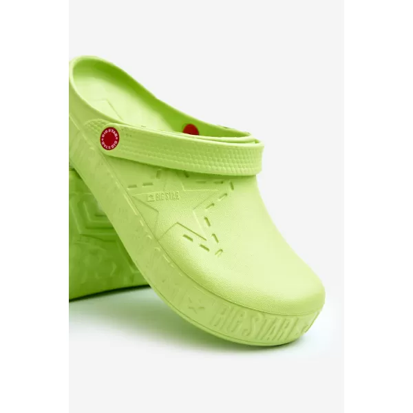  Мъжки чехли BIG STAR SHOES II175005 ЗЕЛЕНО 