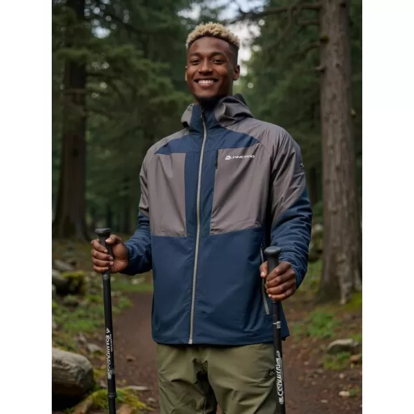  Мъжко яке за открито ALPINE PRO TEMUN ЛУНЕН ОКЕАН 