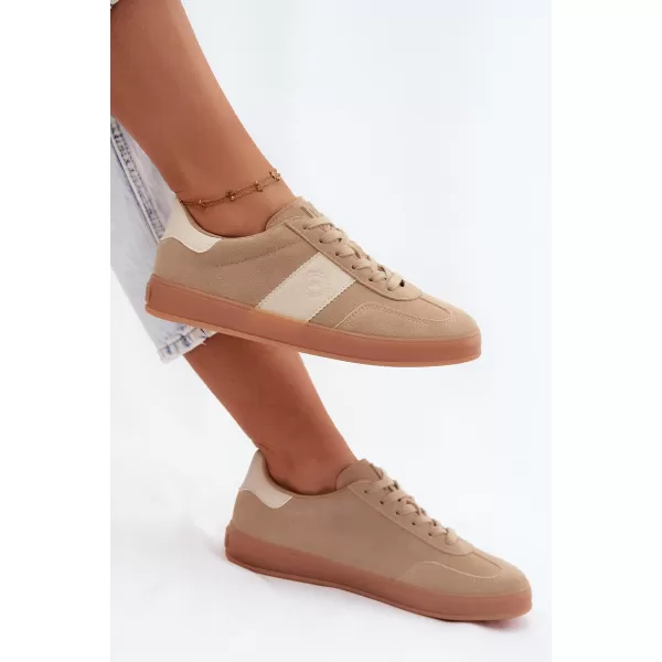  Дамски кецове BIG STAR SHOES UU274009 БЕЖОВО 