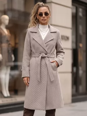 Дамско палто DSTREET NY0807 КАФЯВО